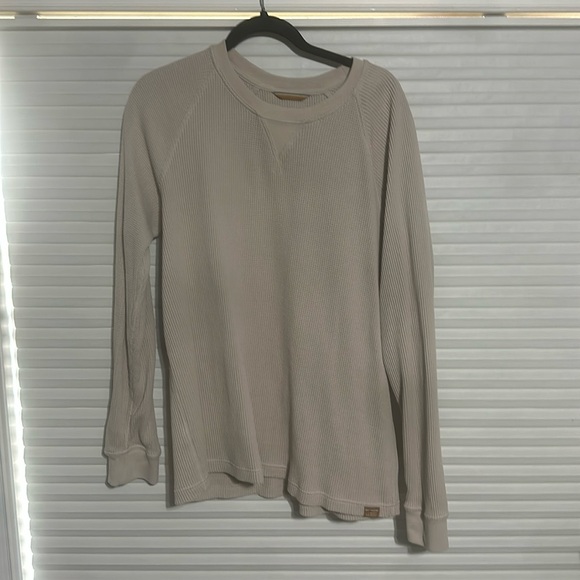 LL Bean waffle long sleeve, slim fit - Picture 1 of 3